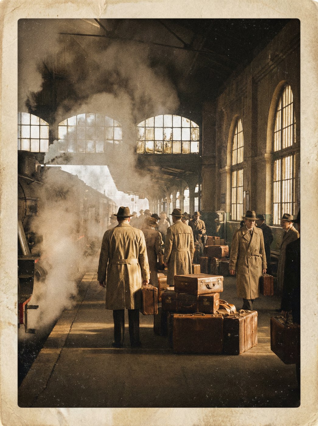 蘑菇视频怀旧摄影 - 老火车站复古影像故事